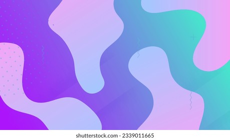 Forma abstracta. Textura arcoiris. Página de inicio de color. Diseño Violeta De Moda. Volante Futurista. Fondo Neon Fluid. Sitio Web moderno. Composición de tecnología plana. Forma Resumen Lilac