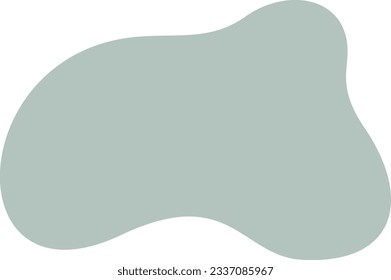 Abstract shape recolorable vector element