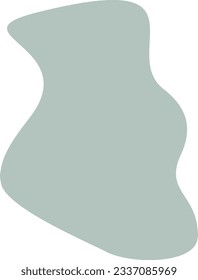 Abstract shape recolorable vector element