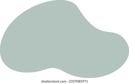 Abstract shape recolorable vector element