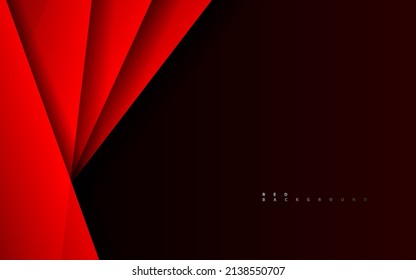 Abstract shape red colors for cover, banner, brochure, background vector