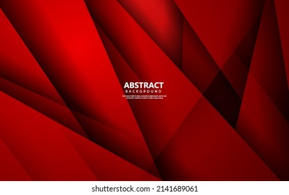 Abstract shape red colors for cover, banner, brochure, background vector