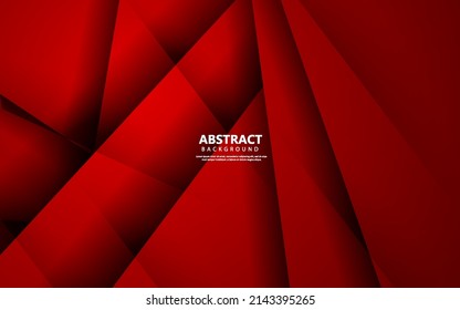 Abstract shape red colors for cover, banner, brochure, background vector