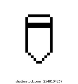 forma abstrata retro pixel art