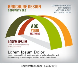 The Abstract shape, ribbons icon. Vector illustration