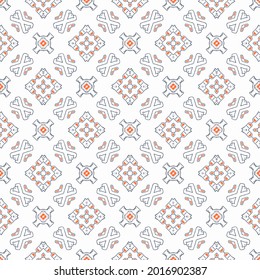 Abstract shape seamless, ornament pattern ready to print