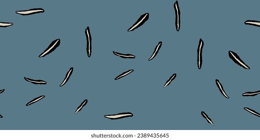 Abstract shape seamless pattern illustration. Modern minimalist art print background of curvy shapes.Fashion fabric, liquid texture design.
