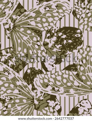 Abstract shape seamless pattern. upscale big shape geometry, graphical textures. more trendy colors, swirl,wave, background. vector illustration. 