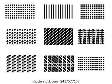 Abstract shape set design. Decoration set. Element design set.