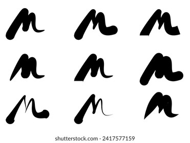 Abstract shape set design. Decoration set. Element design set.