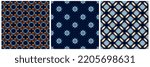 Abstract shape simple geometric motif classic pattern continuous background. Modern fabric design textile swatch ladies dress, man shirt allover print block. High resolution image digital illustration