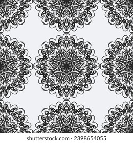 Abstract shape simple geometric motif classic vector pattern continuous background. Modern fabric design textile swatch ladies dress.