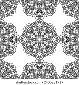 Abstract shape simple geometric motif classic vector pattern continuous background. Modern fabric design textile swatch ladies dress.