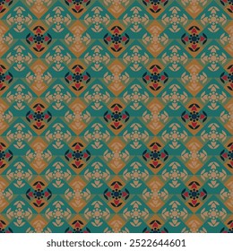 Abstract shape simple geometric motif classic pattern continuous background. Modern fabric design textile swatch dress, man shirt allover print block.