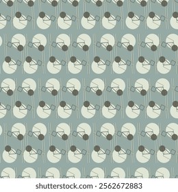 Abstract shape simple geometric motif classic pattern continuous background. Modern fabric design textile swatch ladies dress, man shirt allover print
