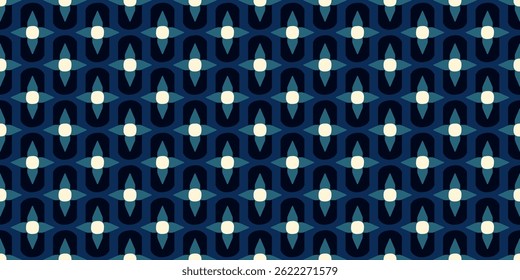 Abstract shape simple geometric motif classic pattern continuous background. Modern fabric design textile swatch ladies dress, man shirt allover print block. High resolution image digital illustration