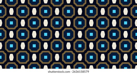 Abstract shape simple geometric motif classic pattern continuous background. Modern fabric design textile swatch ladies dress, man shirt allover print block. High resolution image digital illustration