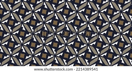 Abstract shape simple geometric motif classic pattern continuous background. Modern fabric design textile swatch ladies dress, man shirt allover print block. High resolution image digital illustration