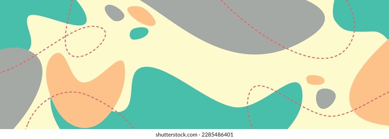 abstract shape spring background, wave pattern with free space for text. Template for banners, posters, social media