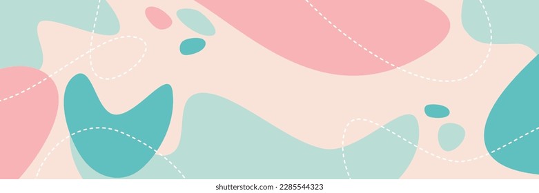 abstract shape spring background, wave pattern with free space for text. Template for banners, posters, social media