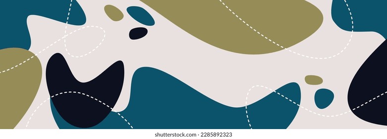 abstract shape spring background, wave pattern with free space for text. Template for banners, posters, social media