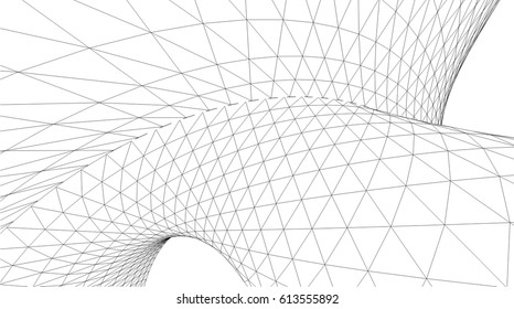 abstract shape structure