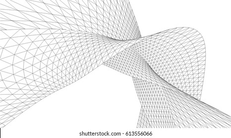 abstract shape structure