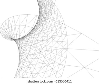 abstract shape structure