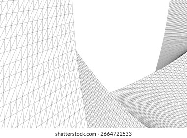 abstract shape structure vector illustration
