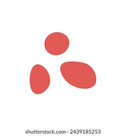 Abstract shape style, nature organic. Vector illustration.