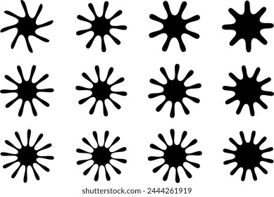 abstract shape symbol collection set for decoration
