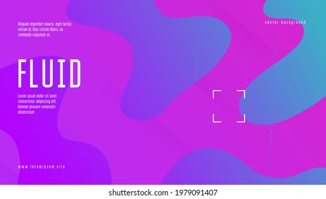 Abstract Shape. Tech Landing Page. Commercial Flyer. Flat Liquid Background. Blue Memphis Layout. Dynamic Texture. Neon Horizontal Invitation. Minimal Shapes. Violet Abstract Shape