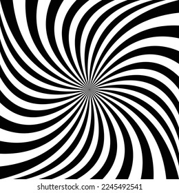 Abstrakte Form Twirl Radial Whirlpool Dekoration 