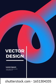 Abstract shape vector background design, Liquid gradient shapes on background, eps10