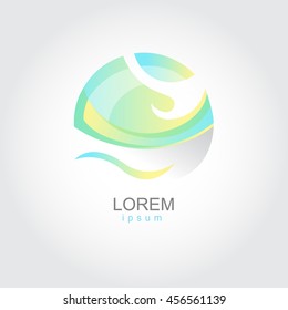 Abstract shape. Vector icon.