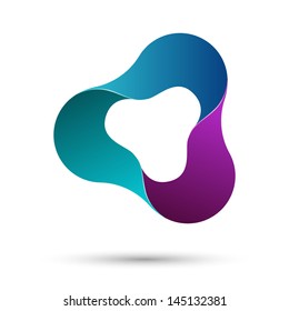 Abstract shape, vector illustration