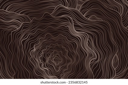 Abstract shape wallpaper. Hand drawn line illustration background. Ink painting style composition for decoration.