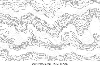 Abstract shape wallpaper. Hand drawn line illustration background. Ink painting style composition for decoration.