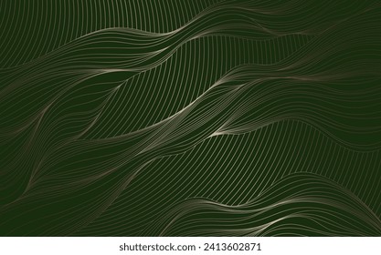 Abstract shape wallpaper. Hand drawn line illustration background. Ink painting style composition for decoration.
