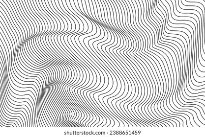 Papel de la forma abstracta.  Fondo de la ilustración de línea. Composición de estilo de pintura con tinta para la decoración.