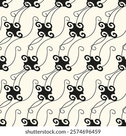 Abstract shape wallpaper line illustration for background. Ink painting style composition for decoration.