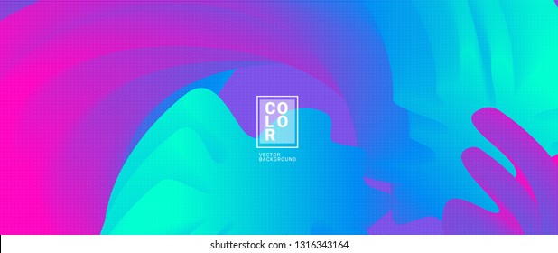 Abstract shape wave 3d Colorful Gradient Backgorund. Vector