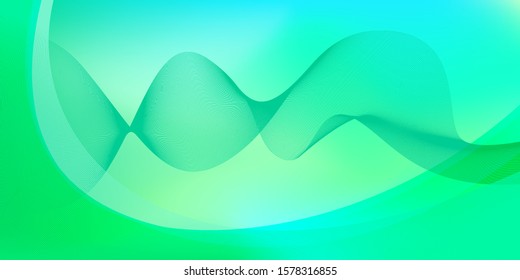 Abstract shape wave background landing page