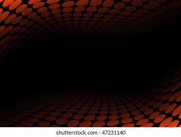 Abstract shaped tunnel