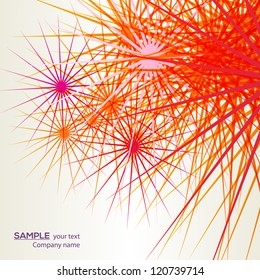 Abstract shapes background