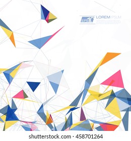 Abstract Shapes Background with Colors of Summer | EPS10 Futuristic Design