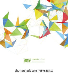 Abstract Shapes Background with Colors of Summer | EPS10 Futuristic Design