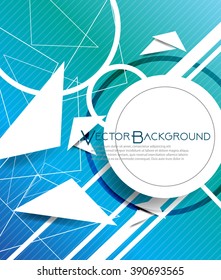 Abstract Shapes Background For Corporate Business 
