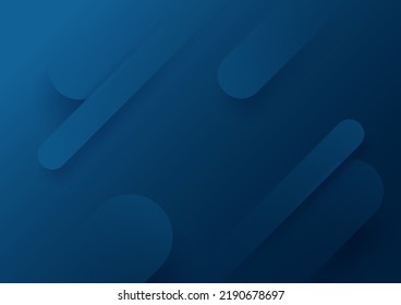 Abstract Shapes Background Deep Blue Navy