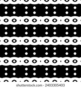 Abstract Shapes. Abstract Background Design. Vector Seamless Black and White Pattern.Simple repeat pattern design.